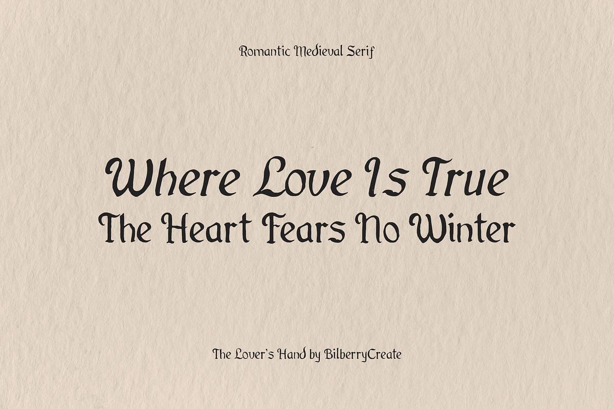 The Lover’s Hand Font Family, a Handwritten Font by BilberryCreates (Photo 6 of 20)