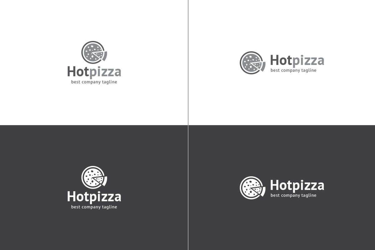 Hot Pizza Logo, a Branding & Logo Template by Dotnpix (Photo 5 of 5)