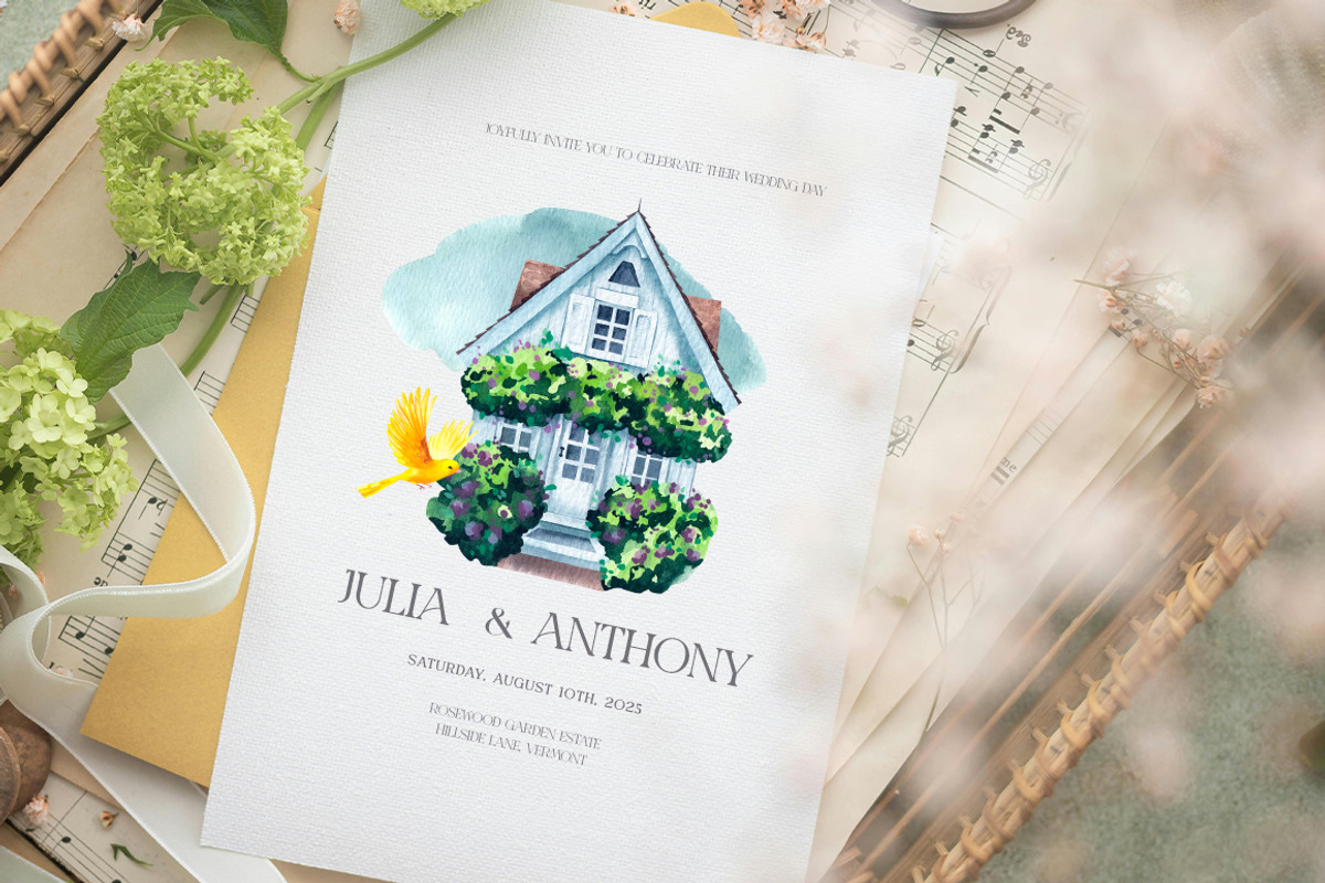 Garden Whispers Watercolor clipart, a Decorative Illustration by SashaKondr (Photo 2 of 13)