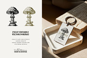 Dark Academia Flora | Illustration, an Object Graphic by KetteCreate (Thumbnail 13 of 14)