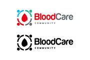 Blood Care Logo design, a Design Template by Lucky Creative (Thumbnail 3 of 4)