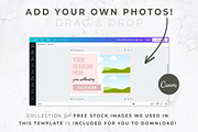 Canva & Mailchimp Template | Blush, an Email Template by Thirty One Palms Studio (Thumbnail 3 of 7)