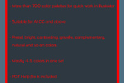 700+ Great Illustrator Color Palette, a Palette Add-On by Kseniya-Omega (Thumbnail 2 of 3)