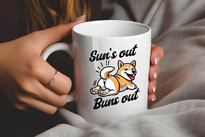 Suns out Buns out Sublimation Design