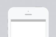 Minimal White iPhone 5 PSD Template, an iPhone Mockup by ANDYPATH SHOP (Thumbnail 2 of 2)