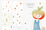 Fruit friends, watercolor collection, an Illustration by AfonshinaArt (Thumbnail 7 of 16)