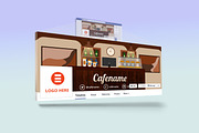 cafe facebook cover page template, a Social Media Template by NeptuneDesign (Thumbnail 4 of 4)