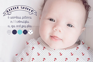 Little Sailor seamless patterns