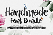 Handmade Font Bundle, a Handwritten Font by Natural Ink Studio (Thumbnail 1 of 25)