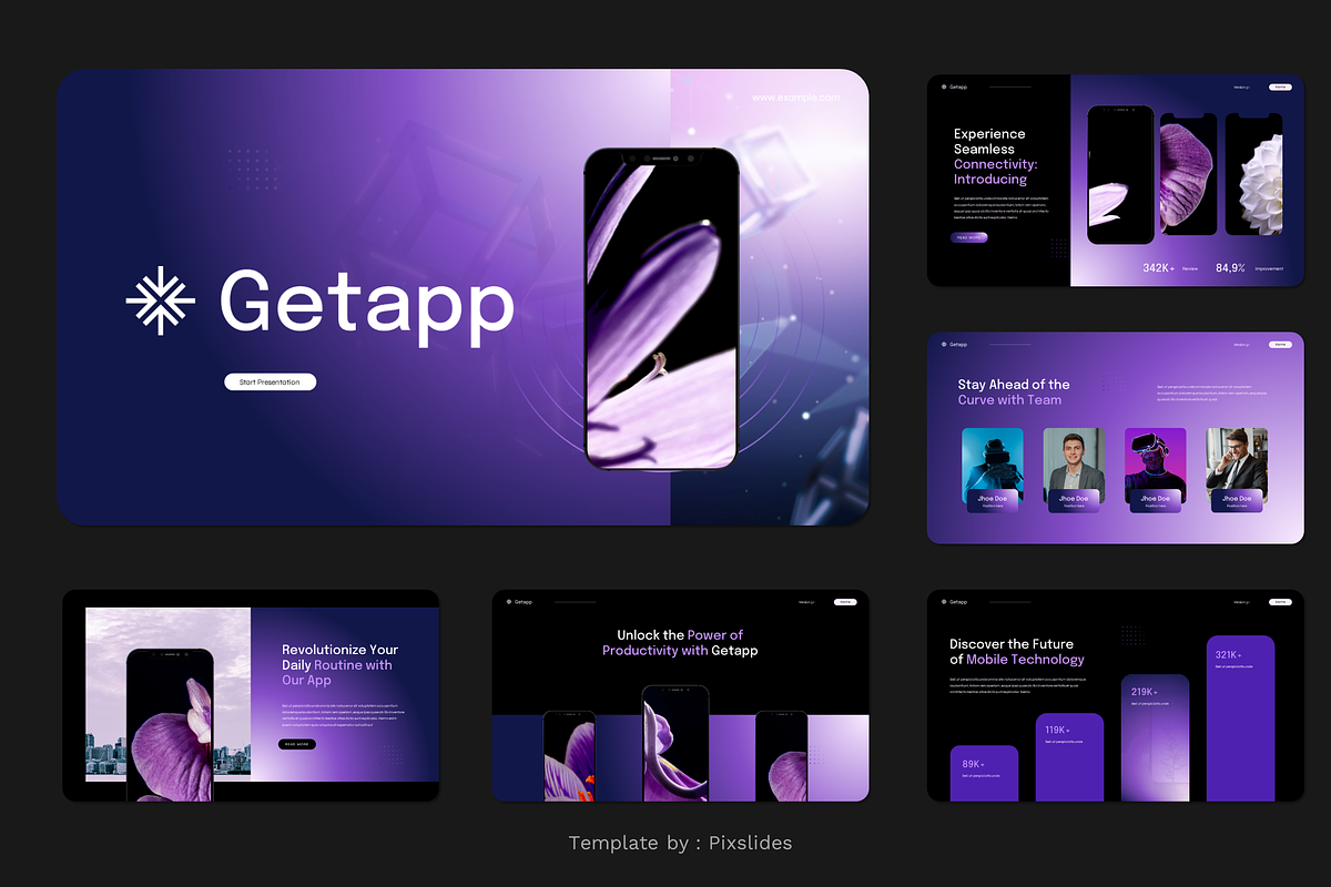 App Promo Keynote, a Presentation Template by Pixslides (Photo 2 of 7)