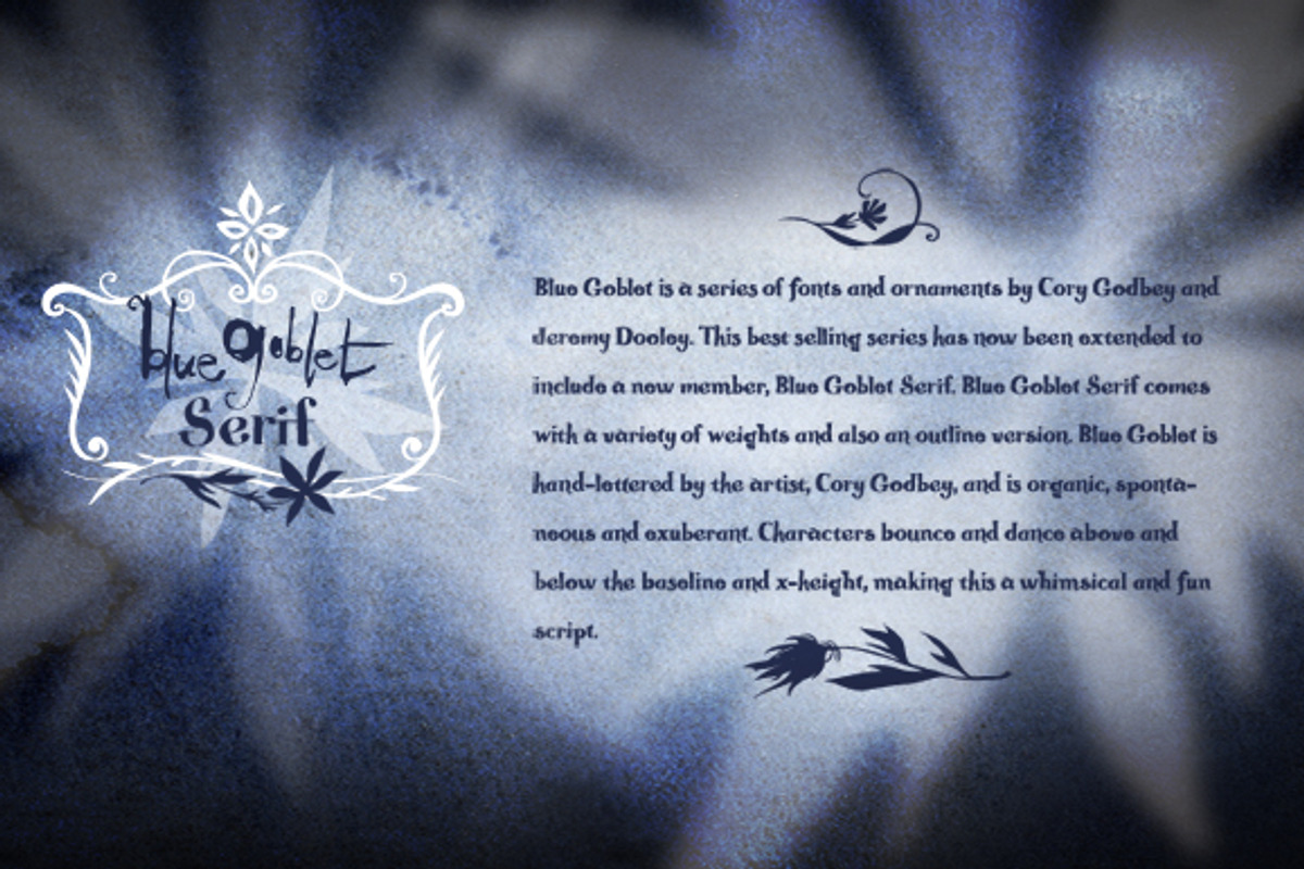 Blue Goblet Serif