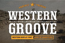 Western Groove - Western Font