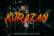 Kurazan Brush Font, a Font by Tosca Digital (Thumbnail 1 of 6)