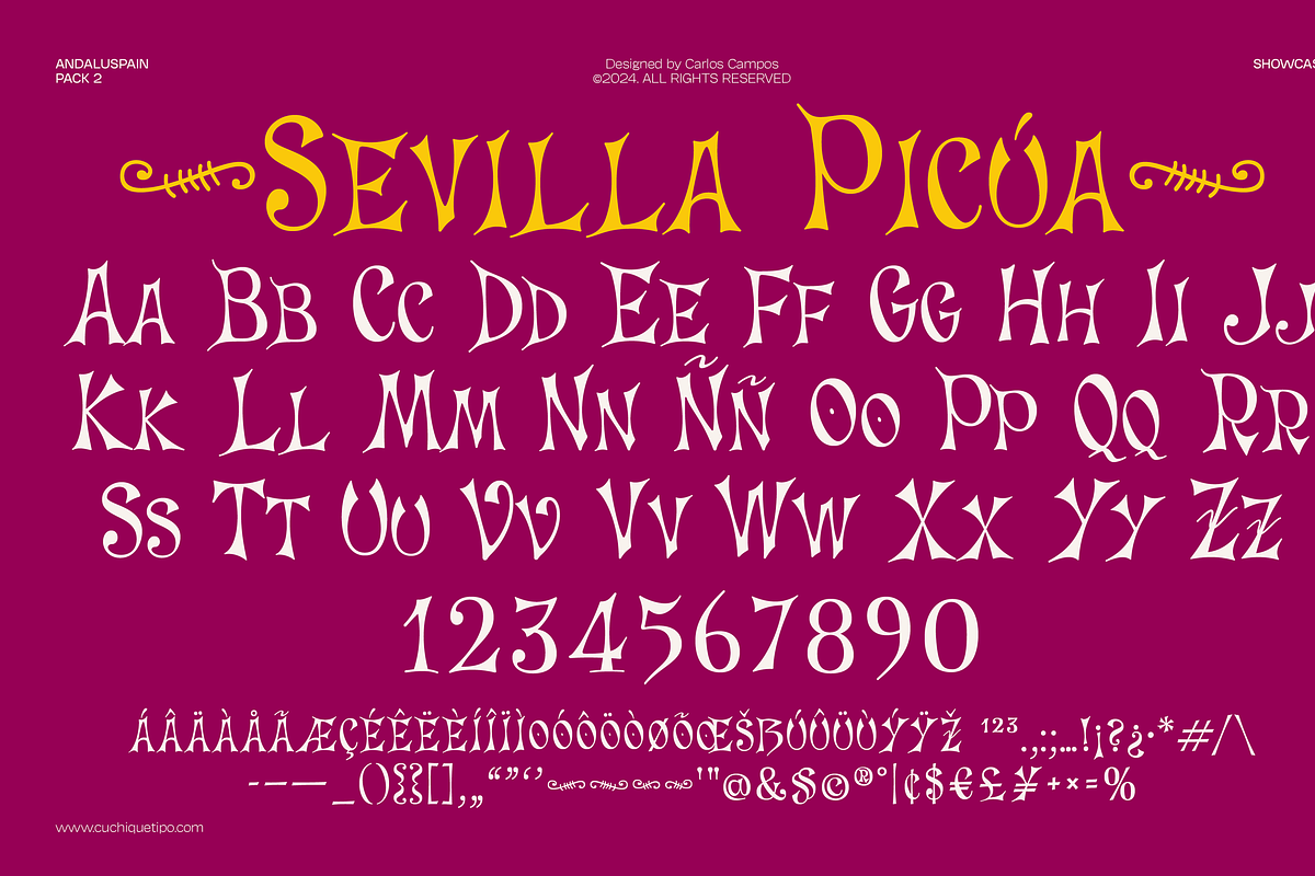 Andaluspain II, a Serif Font by Cuchi, qué Tipo! Foundry (Photo 9 of 12)