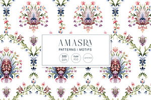 Amasra, Indian Damask Print Patterns