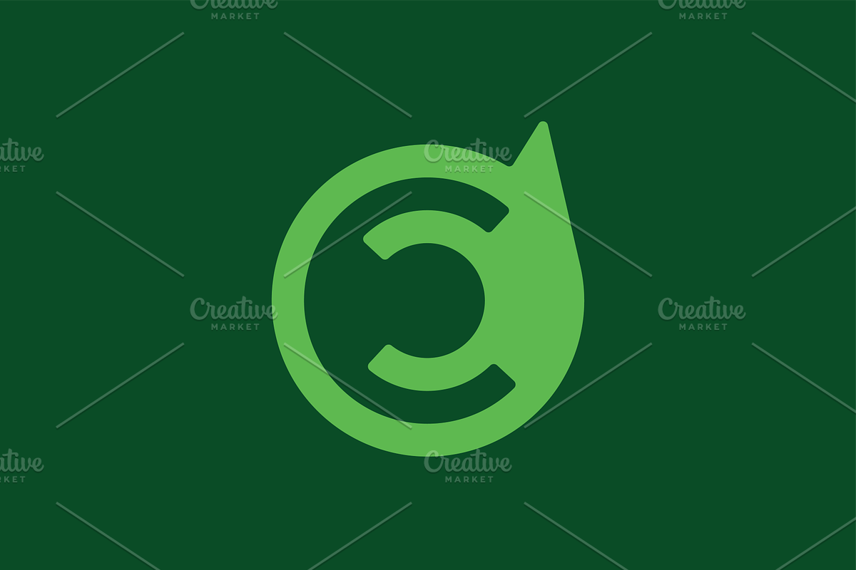 Initial E in D Shape Logo, a Branding & Logo Template by Advateik ™ (Photo 1 of 4)