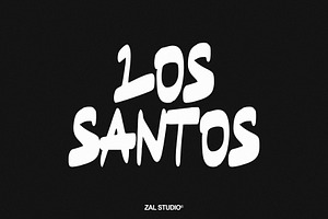 Los Santos - Display Typeface