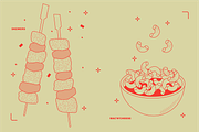 BBQ Food Vector Illustrations, a Food Illustration by TheFoodAtlas (Thumbnail 11 of 17)