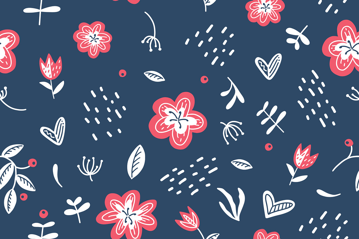Happy Mother's Day cards & patterns, a Texture Illustration by redcollegiya design (Photo 5 of 8)