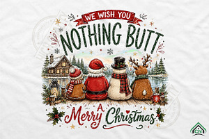 We Wish You Nothing But, a Seasonal Illustration by Craft Nest