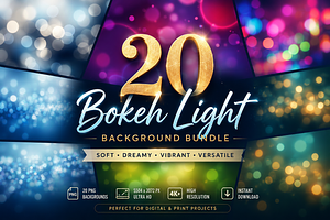 Bokeh Light Gradient Background