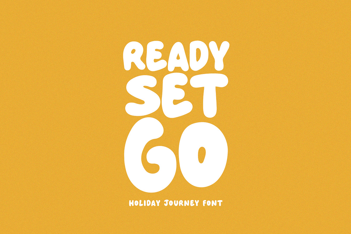 Holiday Journey | Bubble Font, a Handwritten Font by Calamar Studio (Photo 5 of 12)