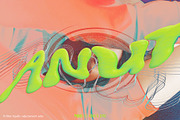 Display font POOKI | 3D metal bubble, a Font by ana & yvy (Thumbnail 3 of 18)
