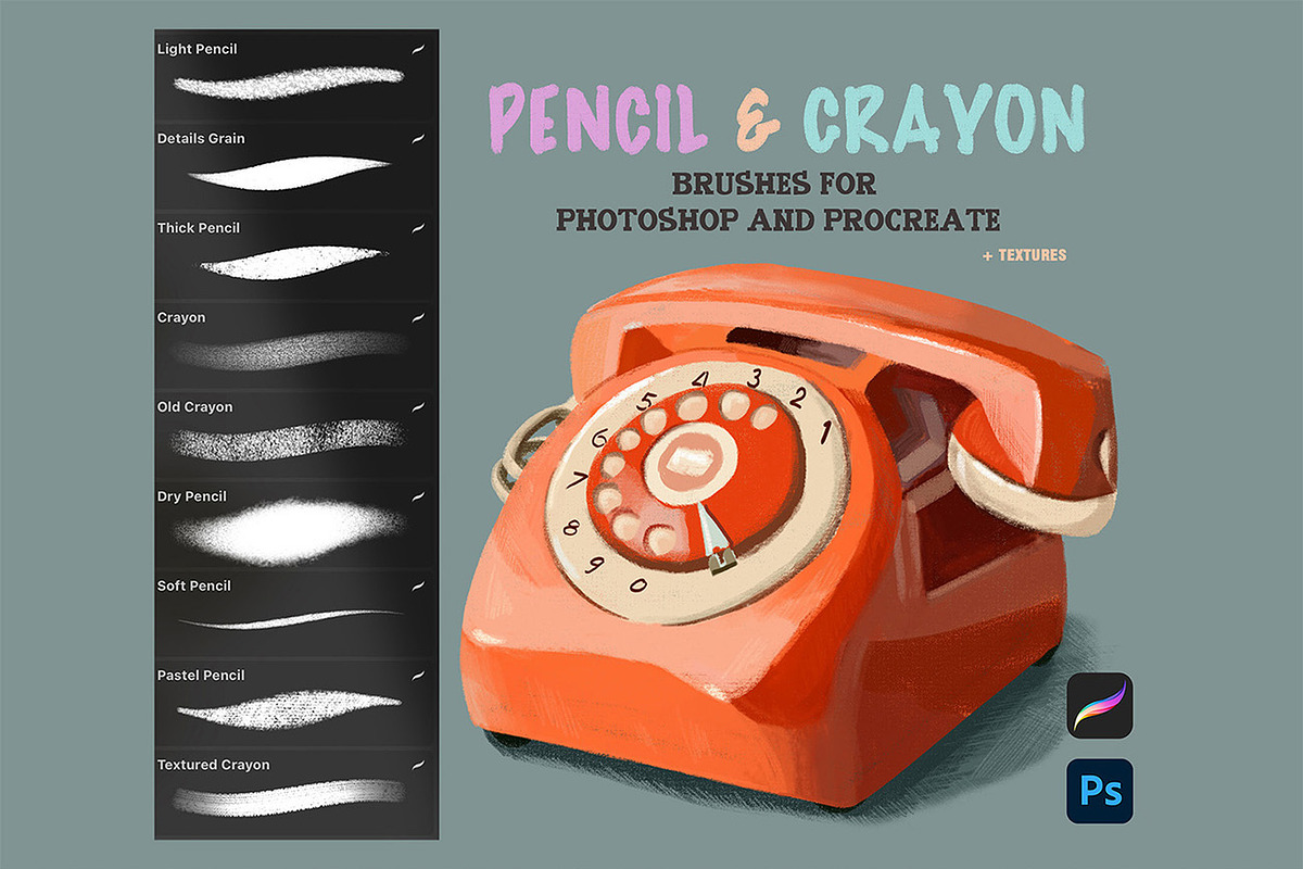 Procreate bundle brushes, a Brush Add-On by Spark Studio Brushes (Photo 11 of 19)