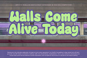 Funky Glitz Retro Bubble Font, a Serif Font by timelesstype.co (Thumbnail 3 of 20)
