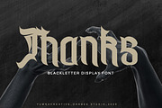 Noxfreatus - Blackletter Display, a Blackletter Font by Dhabee (Thumbnail 6 of 15)