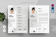 Resume CV & Cover Letter, a Resume Template by BrochuresFactory (Thumbnail 1 of 6)