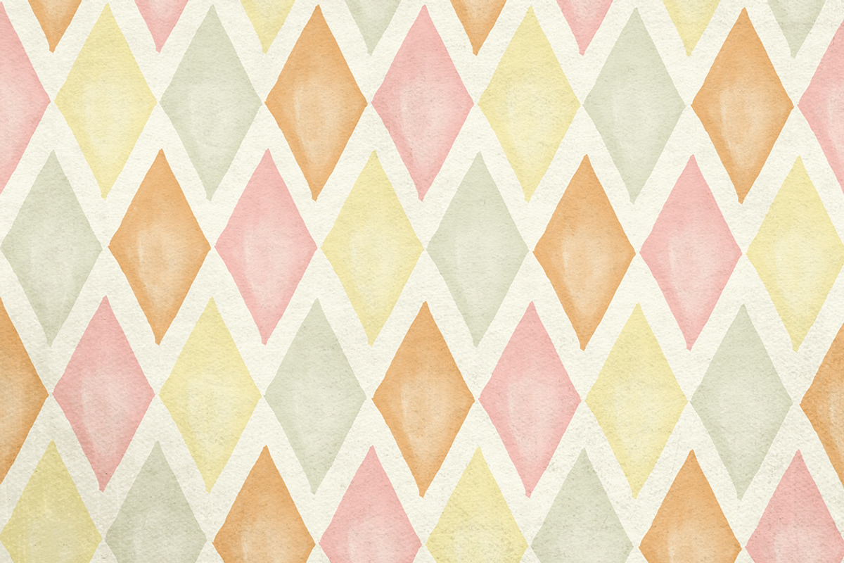 Geometric Shapes Watercolor Papers, a Pattern Graphic by Maybe Sparrow Designs (Photo 2 of 3)