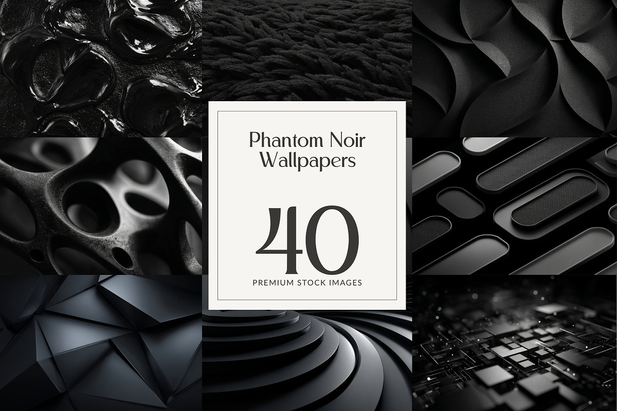 Phantom Noir Wallpapers, a Wallpaper Graphic by HipFonts (Photo 1 of 10)