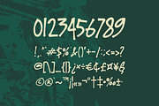 Handtag, a Handwritten Font by Yktypstd (Thumbnail 5 of 6)