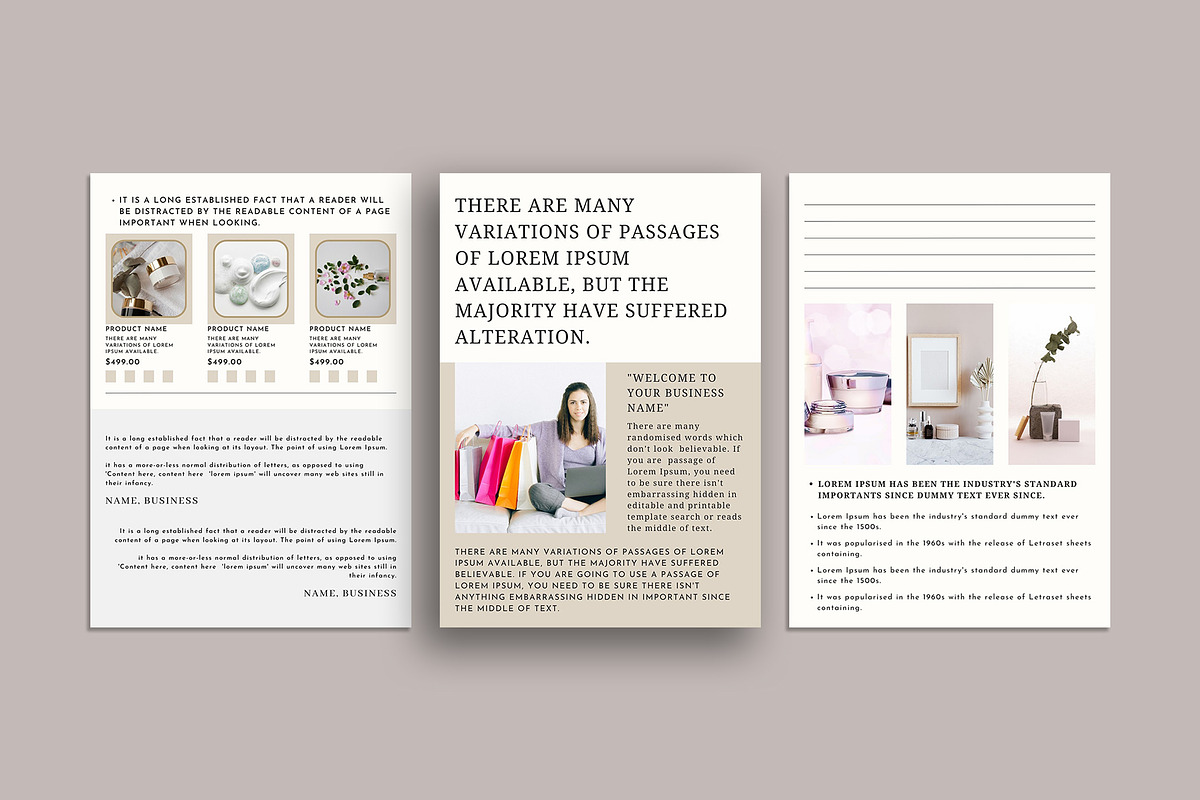 Wholesale Product Catalog/Line Sheet, a Stationery Template by Amit Debnath (Photo 5 of 6)