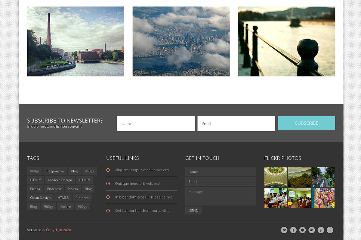 Versatile Responsive Bootstrap Theme, a Bootstrap Template by IceTemplates (Photo 4 of 4)