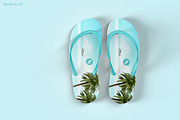 Flip Flops Mockup, a Product Mockup by zokidesign (Thumbnail 2 of 10)
