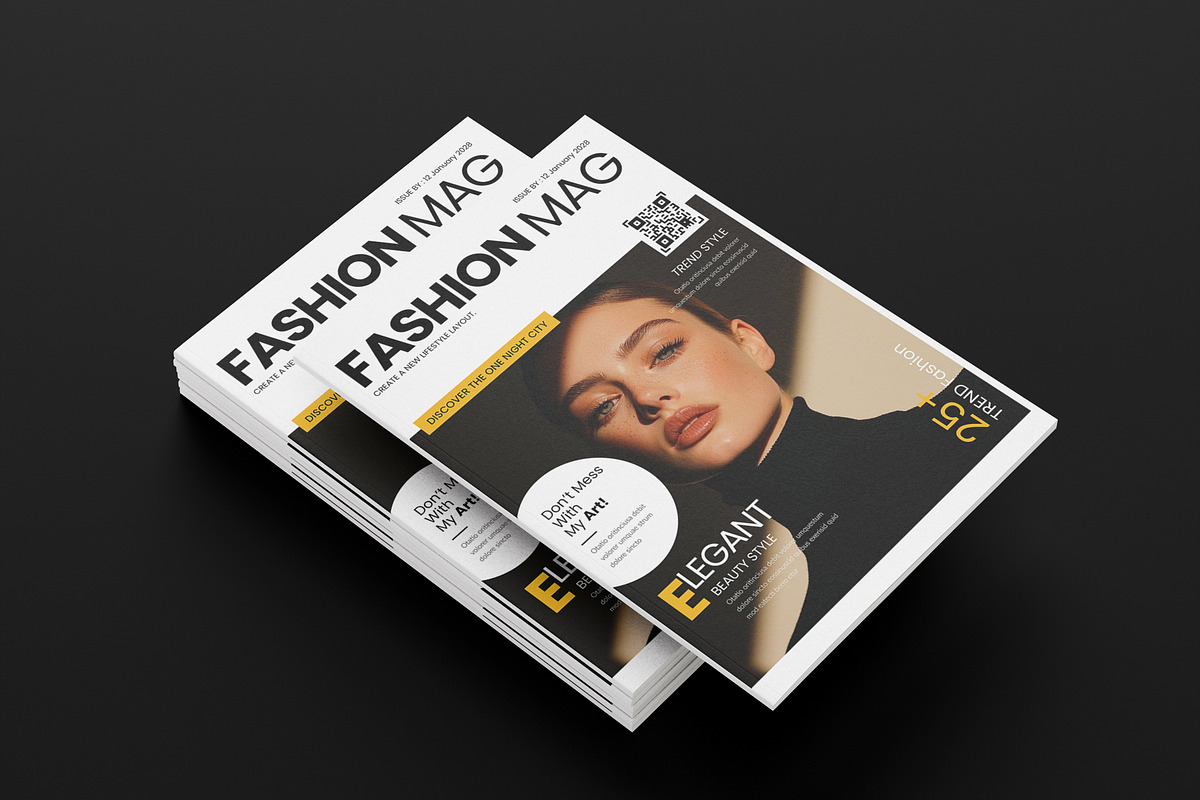 Fashion & Lifestyle Magazine Layout, a Magazine Template by NorthPeak (Photo 9 of 11)