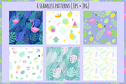 Creative Summer Set Eps+Png+Patterns, a Decorative Illustration by Annakristal (Thumbnail 3 of 3)