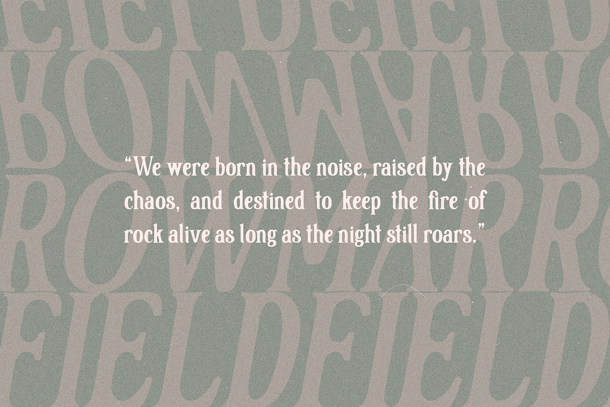 Marrowfield, a Serif Font by deadlock studio (Photo 3 of 9)