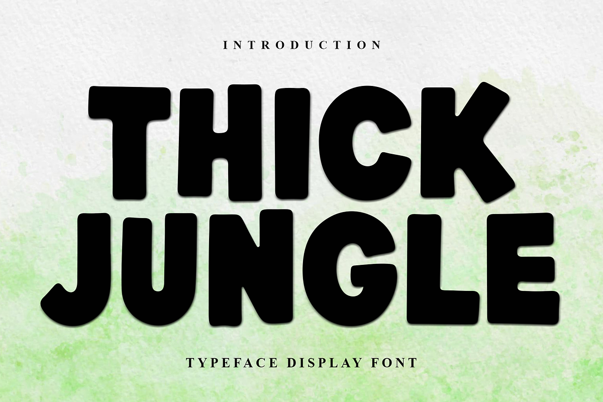 Thick Jungle, a Script Font by InermediaSTUDIO (Photo 1 of 7)