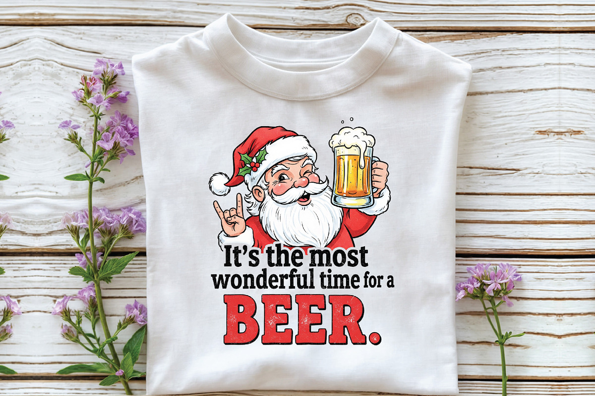 Funny Santa Christmas Sublimation, an Illustration by Libby Wishes (Photo 4 of 5)