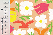 Bird and Daisy Seamless Pattern Set, a Pattern Graphic by Nansirins Studio (Thumbnail 6 of 9)