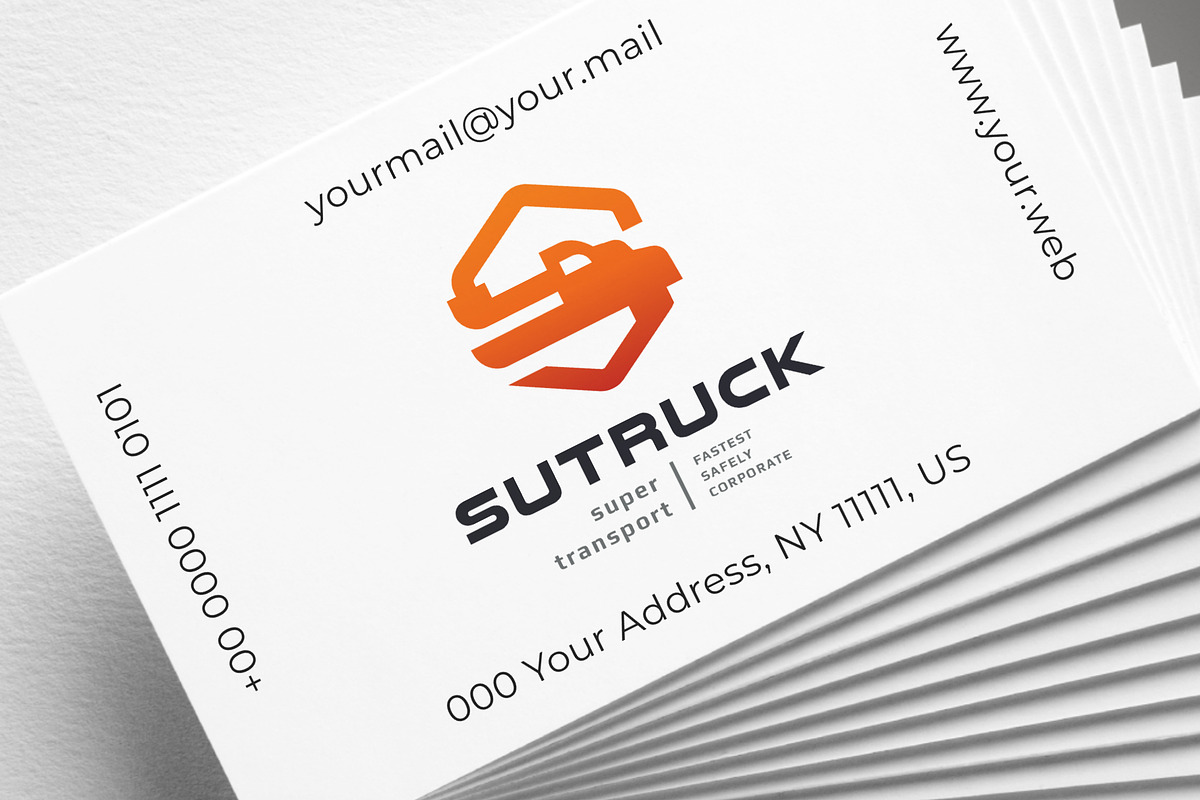 Super Truck Transport Letter S Logo, a Branding & Logo Template by Design_Planet (Photo 1 of 2)