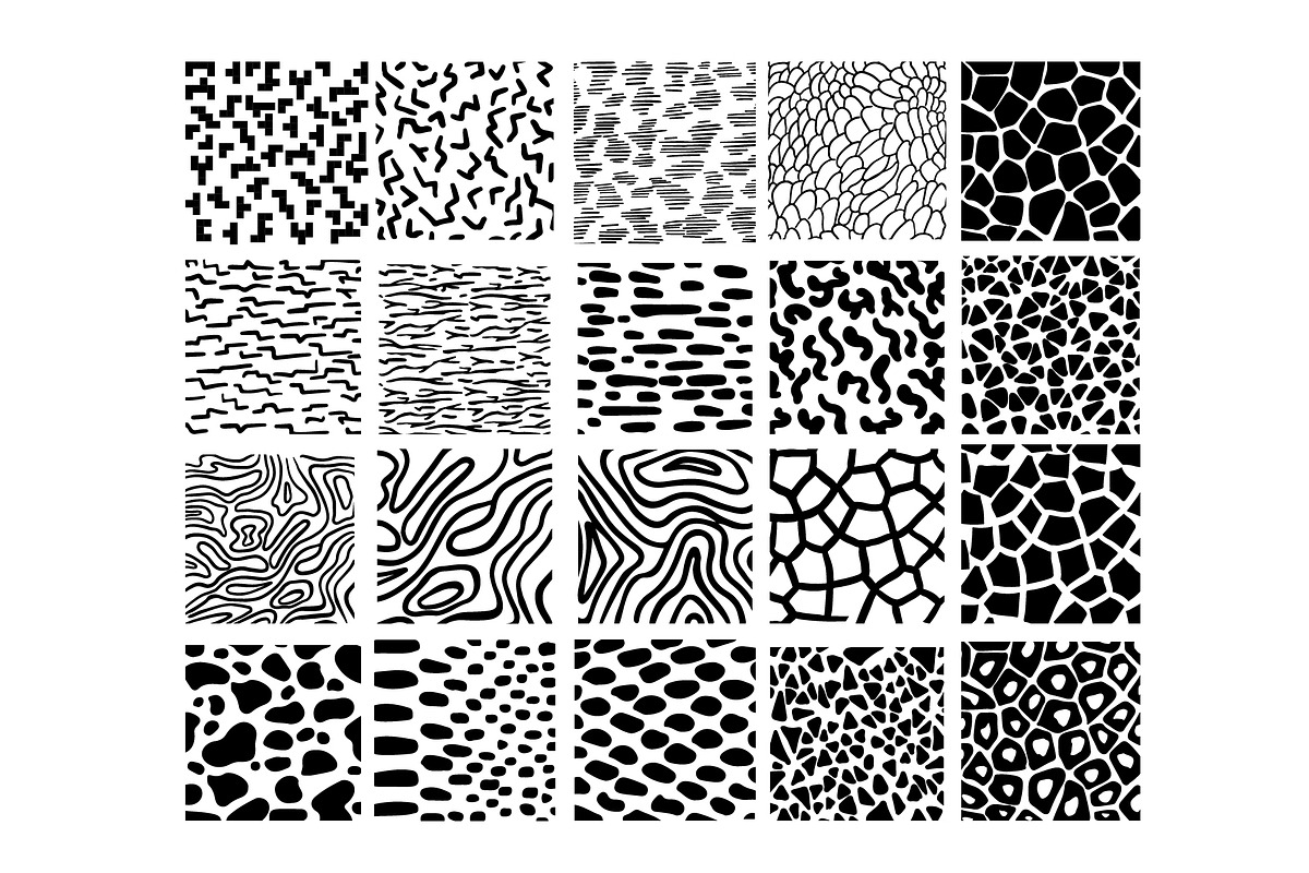 Modern Abstract Patterns SVG Bundle, an Illustration by MilanaTT (Photo 1 of 6)