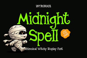 Midnight Spell - Witchy Font