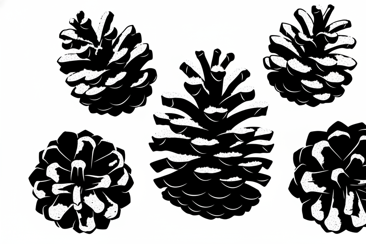 Winter Snow Silhouettes feature, an Illustration by Amazin_art (Photo 15 of 42)