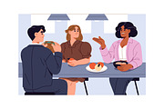 Woman's daily routine, lifestyle set, a Person Illustration by PaperTrident (Thumbnail 12 of 13)
