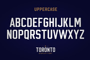 TORONTO DISPLAY FONT, a Sans Serif Font by Alphabet Agency (Thumbnail 3 of 6)