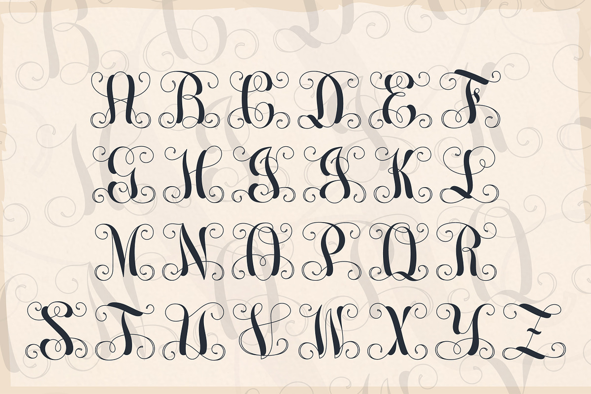 Inerlocking Vine, a Handwritten Font by Mini_World (Photo 3 of 3)